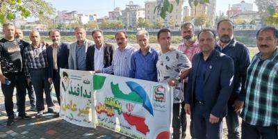 رهاسازی بچه ماهیان آزاد دریای کاسپین در رودخانه چشمه‌کیله تنکابن